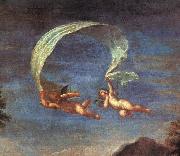 Francesco Albani Adonis Led by Cupids to Venus, detail oil on canvas